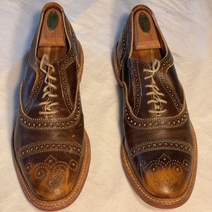 Allen Edmonds Strandmok Men's Oxford Brown Leather US 10.5